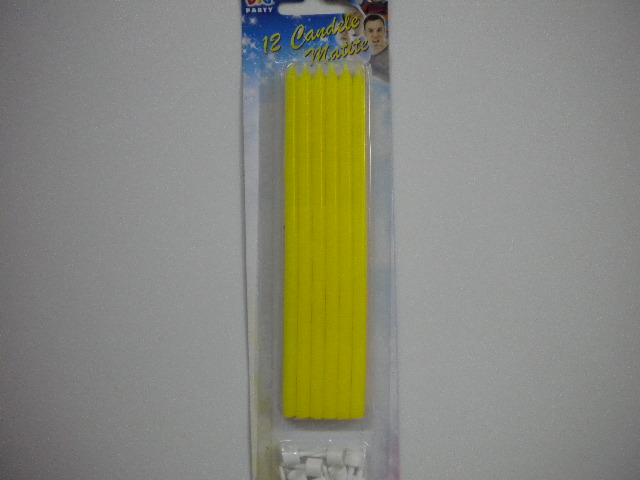 Candeline matite giallo